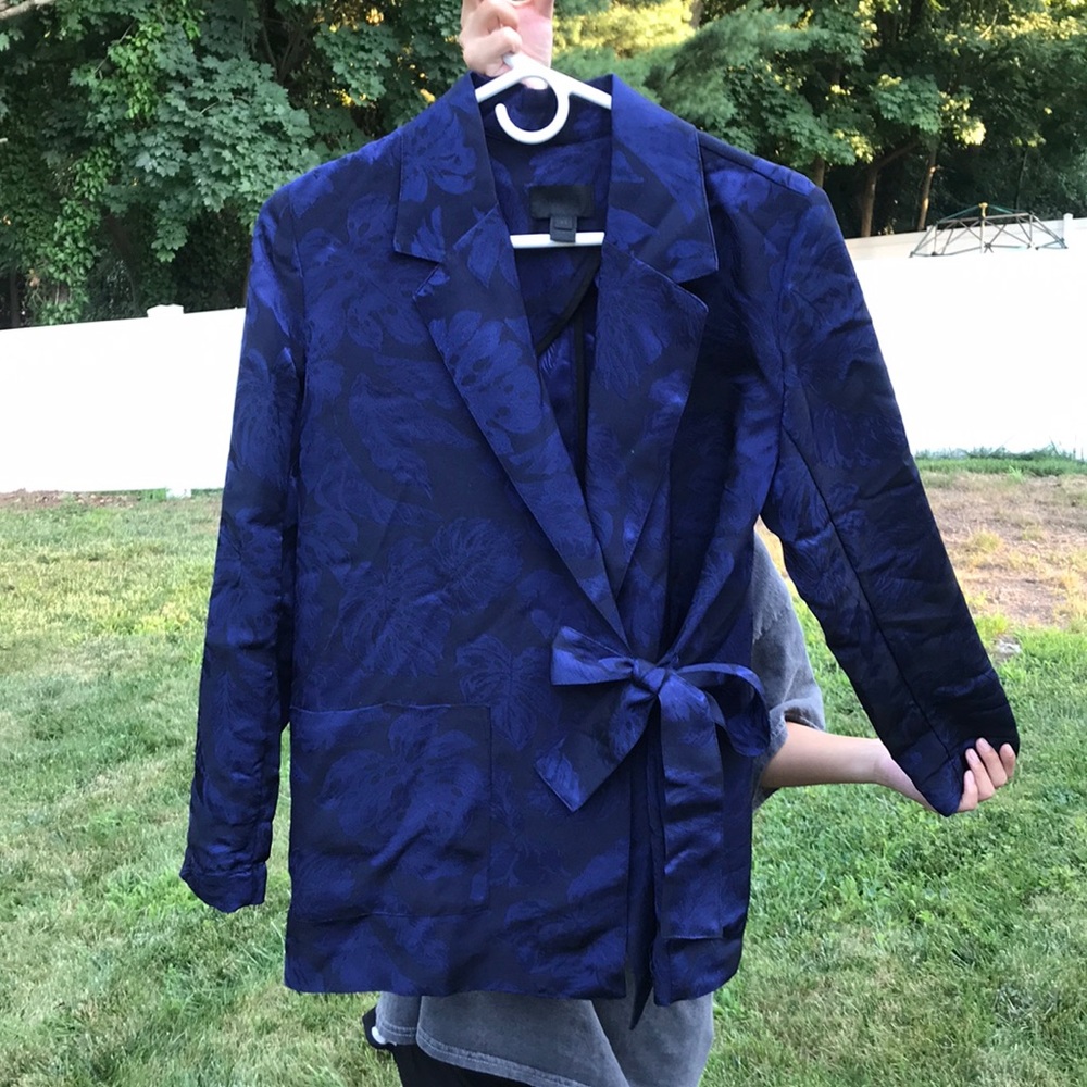J. Crew printed blazer